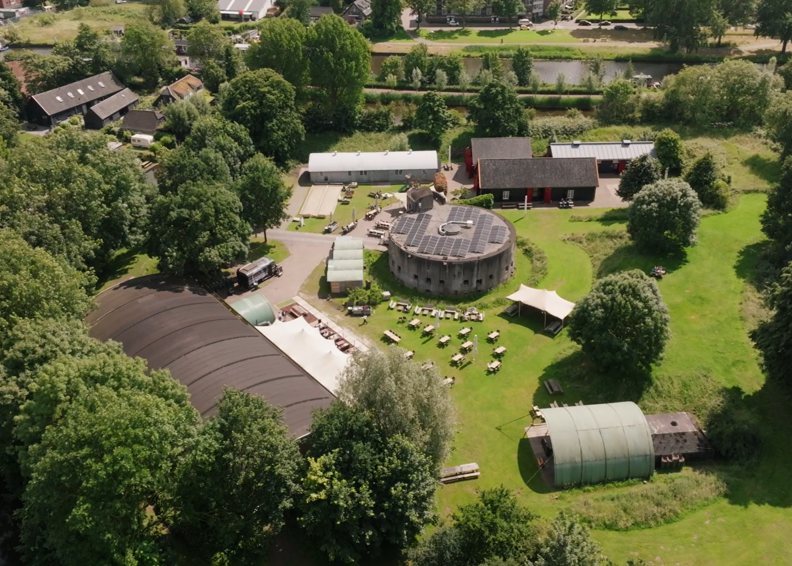 Luchtfoto Van Fort Aan De Klop Locatie